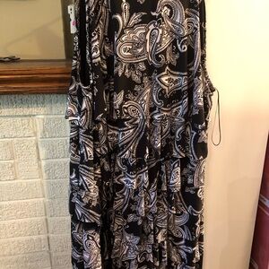 White House Black Market Layered Sleeveless Tunic Size Large